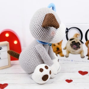 dog crochet pattern, puppy crochet pattern, crochet pattern, crochet dog, crochet puppy 画像 3