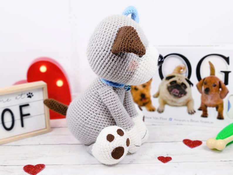 dog crochet pattern, puppy crochet pattern, crochet pattern, crochet dog, crochet puppy 画像 3