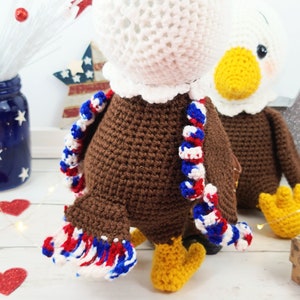 eagle, crochet eagle, eagle crochet pattern, eagle tutorial, amigurumi, pattern, crochet pattern image 5