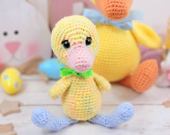 duck, duck crochet pattern, mini pattern, crochet pattern, amigurumi, duck tutorial