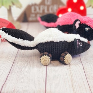 Skunk, Skunk Crochet Pattern, Crochet Pattern, Amigrumi, Skunk Tutorial
