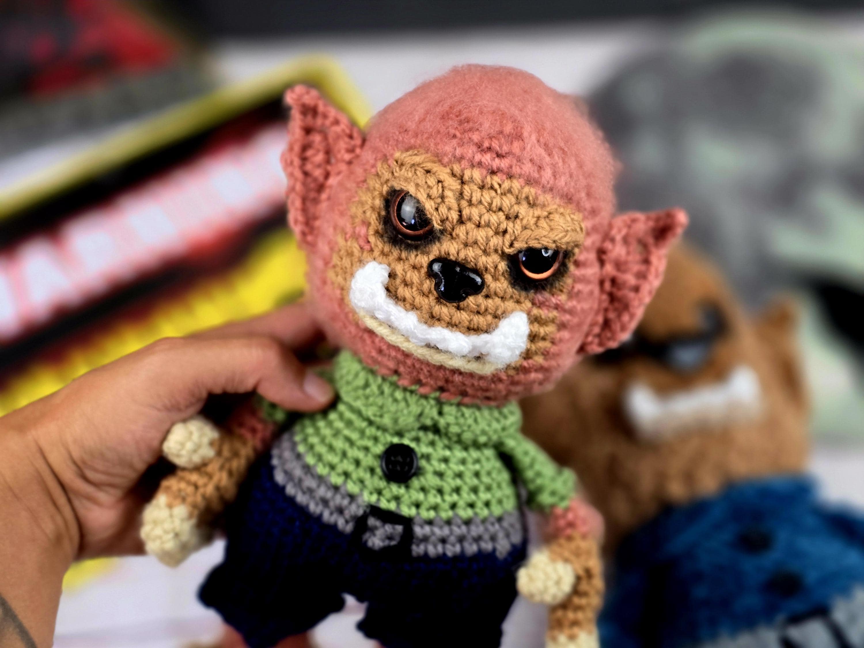 30 Wolf Crochet Patterns to Stitch for Woodland Decor, Gifts, and Amigurumi Displays 15 Wolfman Crochet Pattern