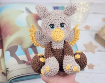 griffin, crochet griffin, crochet pattern, griffin crochet pattern, amigurumi, griffin tutorial, pattern, crochet