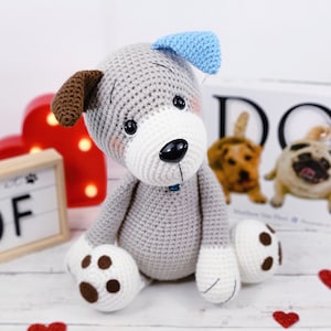 dog crochet pattern, puppy crochet pattern, crochet pattern, crochet dog, crochet puppy 画像 2