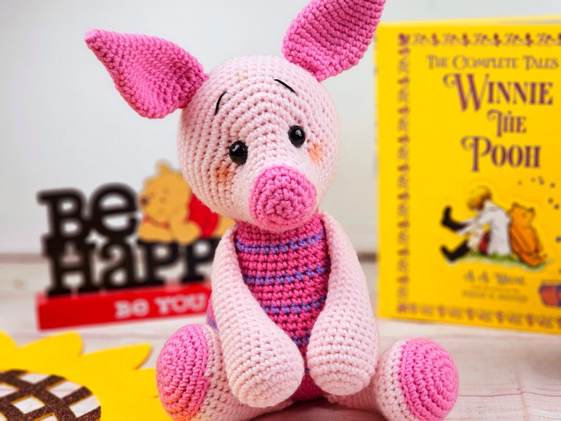 pig crochet pattern, crochet pig, crochet pattern, amigurumi, pig tutorial image 5