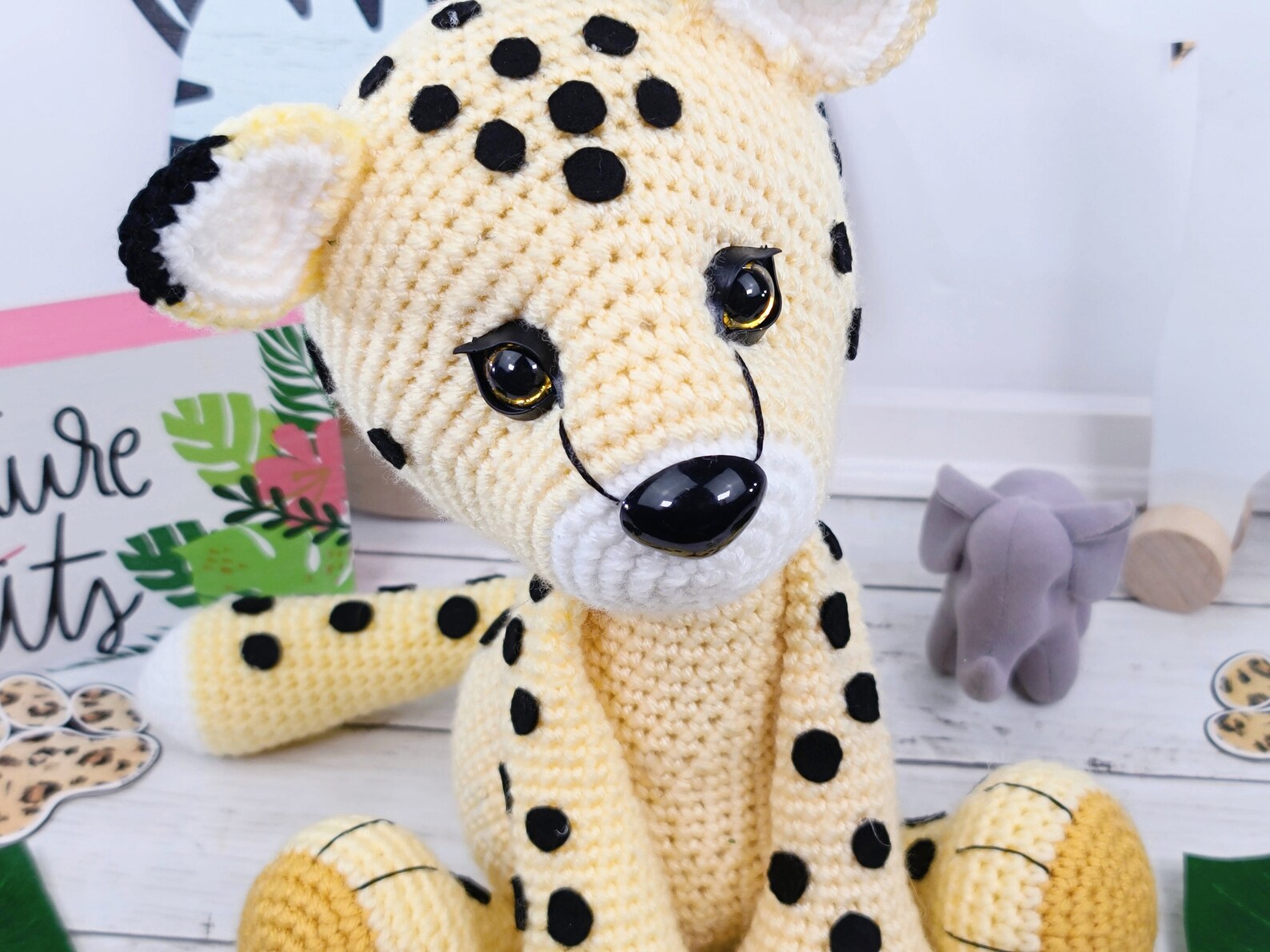 Snow Leopard Crochet Pattern Cheetah Crochet Pattern Cat - Etsy