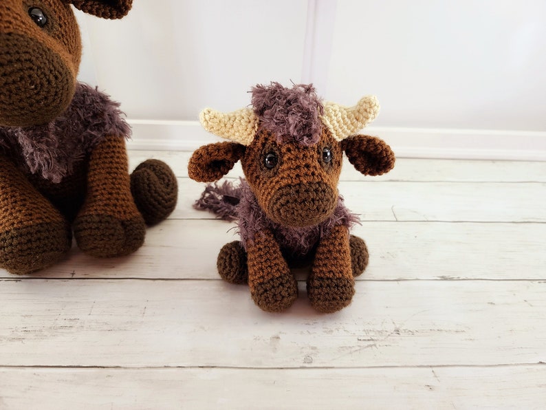 Mini Bison Mini Bison Crochet Pattern Crochet Pattern Etsy UK