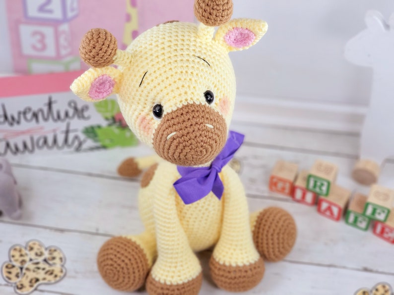 giraffe crochet pattern, crochet pattern, crochet giraffe, giraffe, crochet pattern, pattern, amigurumi, giraffe doll image 7