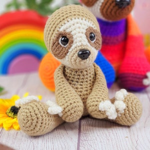 sloth crochet pattern, crochet sloth, sloth, crochet pattern, sloth amigurumi, amigurumi, sloth tutorial