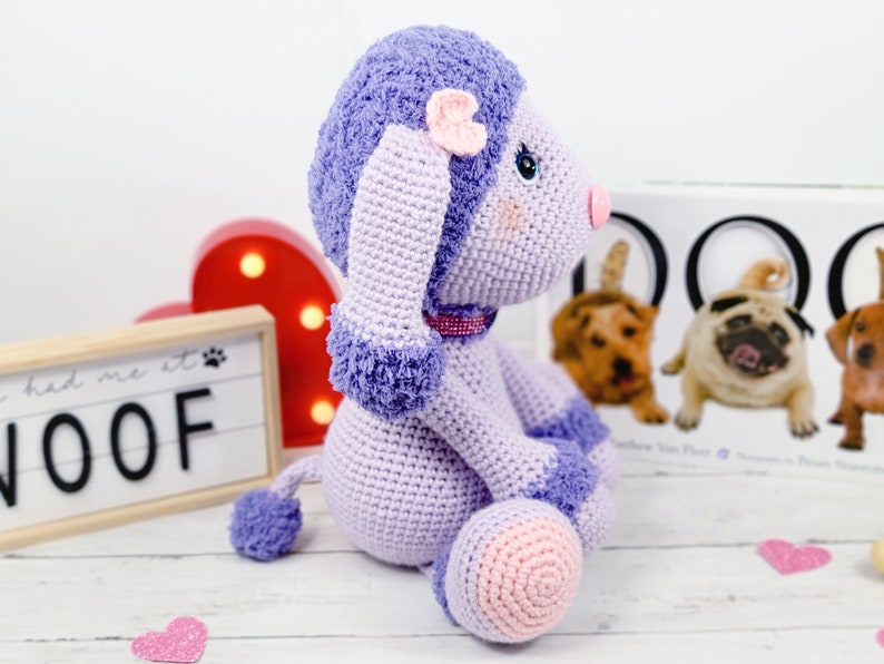 dog crochet pattern, puppy crochet pattern, crochet pattern, crochet dog, crochet puppy 画像 8