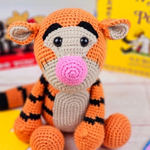 tiger crochet pattern, crochet tiger, tiger pattern, crochet pattern image 2