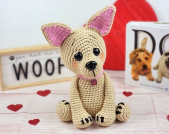 chihuahua, chihuahua crochet pattern, crochet pattern, amigurumi, pattern, crochet