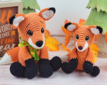 fox crochet pattern, crochet pattern, crochet fox, fox pattern, fox, amigurumi