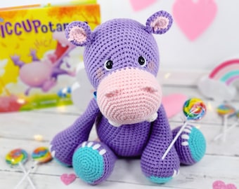 hippo crochet pattern, amigurumi, crochet pattern, crochet hippo