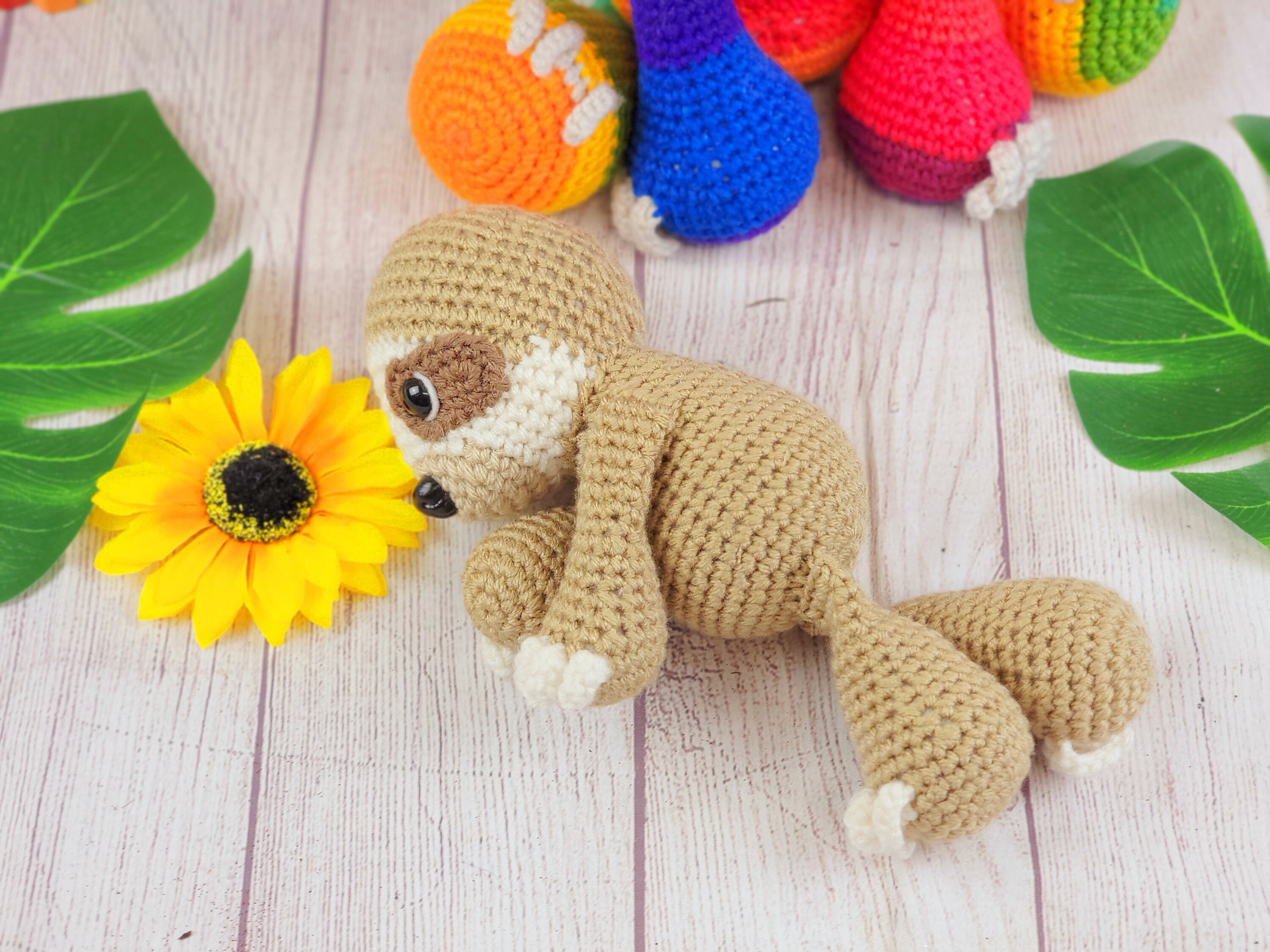 Sloth Crochet Pattern, Crochet Sloth, Sloth, Crochet Pattern, Sloth ...