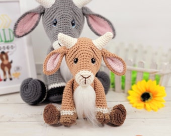 goat crochet pattern, crochet pattern, crochet goat, amigurumi goat, amigurumi pattern, pattern, crochet, goat pattern, goat tutorial