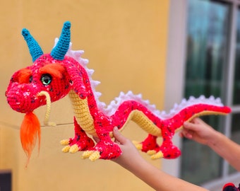 eastern dragon crochet pattern, crochet pattern, amigurumi, dragon crochet pattern, eastern dragon, dragon, pattern, crochet