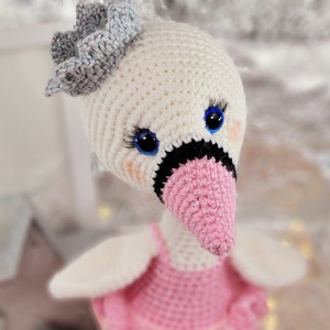 swan crochet pattern, crochet swan, swan pattern, crochet pattern image 3