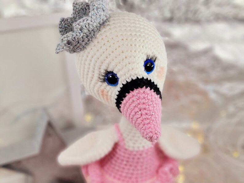 swan crochet pattern, crochet swan, swan pattern, crochet pattern image 3