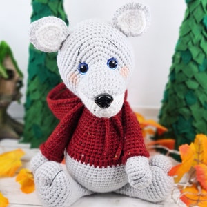 wolf crochet pattern, crochet wolf, crochet pattern, amigurumi, wolf, red riding hood