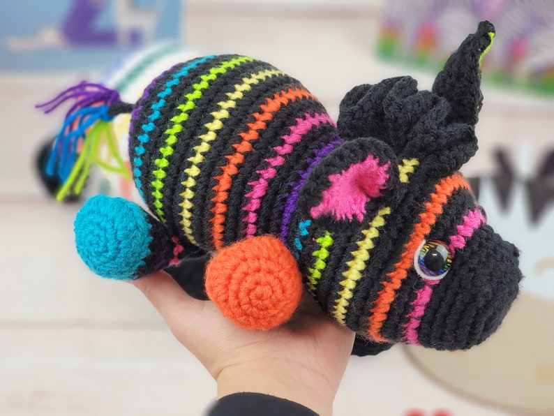 donkey crochet pattern, horse crochet pattern, unicorn crochet pattern, pegasus crochet pattern, zebra crochet pattern, crochet pattern image 2