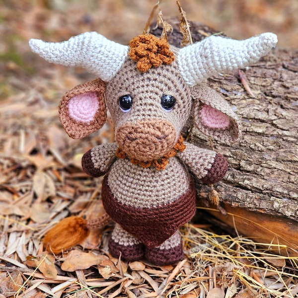 minotaur crochet pattern, crohcet pattern, pattern, crochet, minotaur, amigurumi