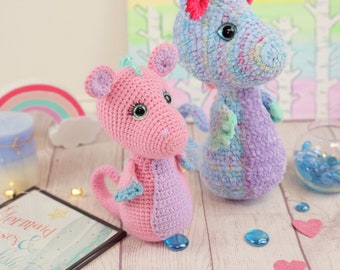 seahorse crochet pattern, crochet seahorse, seahorse, crochet pattern, seahorse amigurumi, seahorse tutorial, amigurumi