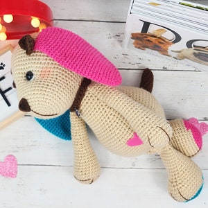 dog crochet pattern, puppy crochet pattern, crochet pattern, crochet dog, crochet puppy 画像 6