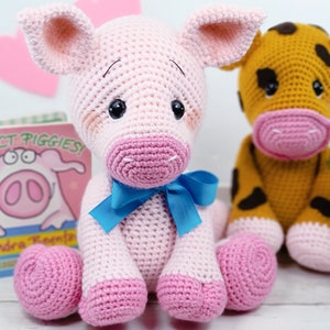 pig crochet pattern, crochet pig, crochet pattern