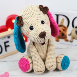 modèle de crochet de chien, modèle de crochet de chiot, modèle de crochet, chien au crochet, chiot au crochet image 4