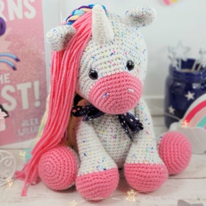 unicorn crochet pattern, crochet unicorn, amigurumi, crochet pattern, unicorn pattern image 3