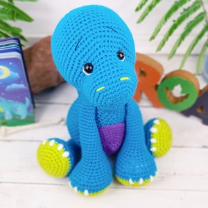 brontosaurus crochet pattern, crochet dinosaur, dinosaur crochet pattern, crochet pattern
