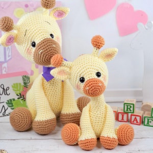 giraffe, crochet giraffe, giraffe crochet pattern, crochet pattern, pattern, amigurumi, tutorial image 1
