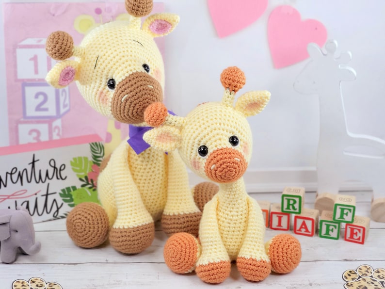 giraffe, crochet giraffe, giraffe crochet pattern, crochet pattern, pattern, amigurumi, tutorial image 1