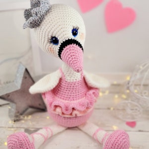 swan crochet pattern, crochet swan, swan pattern, crochet pattern image 5