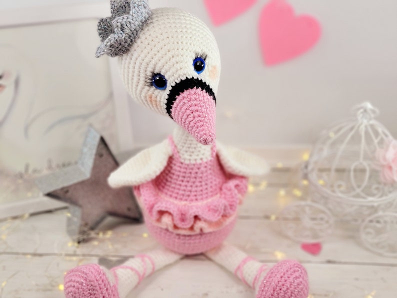 swan crochet pattern, crochet swan, swan pattern, crochet pattern image 5