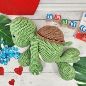 turtle crochet pattern, crochet turtle, amigurumi, turtle tutorial, turtle pattern, turtle doll, crochet pattern, baby gift image 7