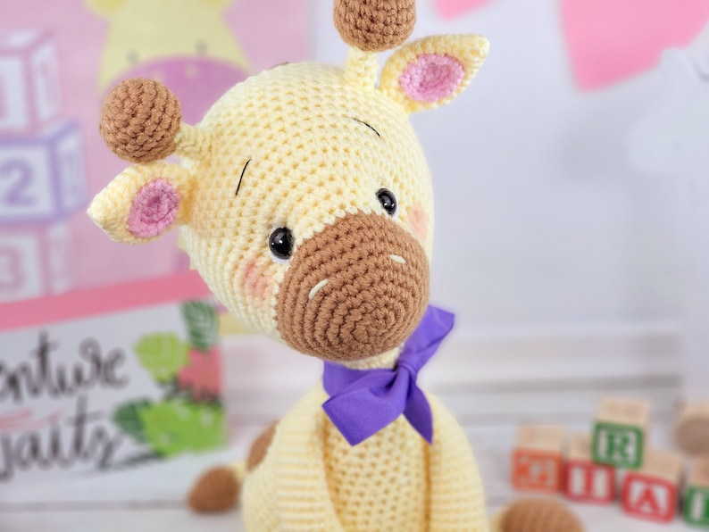 giraffe crochet pattern, crochet pattern, crochet giraffe, giraffe, crochet pattern, pattern, amigurumi, giraffe doll image 4