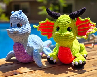 dragon crochet pattern, crochet dragon, dragon pattern, dragon, dragon amigurumi