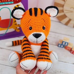 tiger crochet pattern, crochet tiger, tiger pattern, crochet pattern