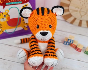 tiger crochet pattern, crochet tiger, tiger pattern, crochet pattern