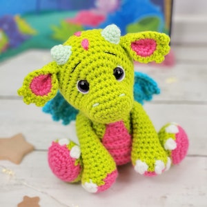 dragon crochet pattern, crochet dragon, dragon pattern, crochet pattern, amigurumi, dragon tutorial image 8