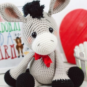 donkey crochet pattern, crochet donkey, donkey pattern, crochet pattern image 7