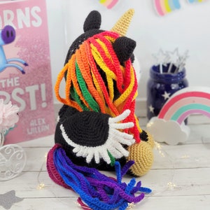 unicorn crochet pattern, crochet unicorn, amigurumi, crochet pattern, unicorn pattern image 9