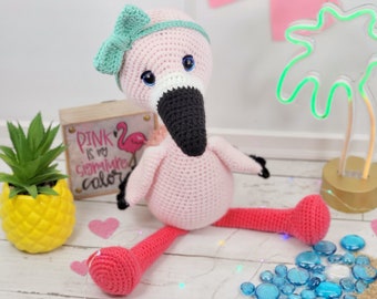 flamingo crochet pattern, crochet flamingo, flamingo pattern