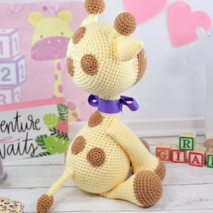 giraffe crochet pattern, crochet pattern, crochet giraffe, giraffe, crochet pattern, pattern, amigurumi, giraffe doll image 6