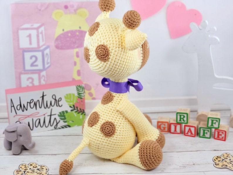 giraffe crochet pattern, crochet pattern, crochet giraffe, giraffe, crochet pattern, pattern, amigurumi, giraffe doll image 6