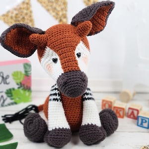 Okapi, Okapi Plush, Crochet Okapi, Okapi Crochet Pattern, Crochet ...