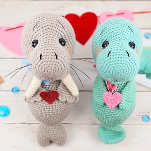 manatee crochet pattern, manatee, walrus crochet pattern, walrus, crochet pattern, tutorial, amigurumi, crochet manatee, crochet walrus