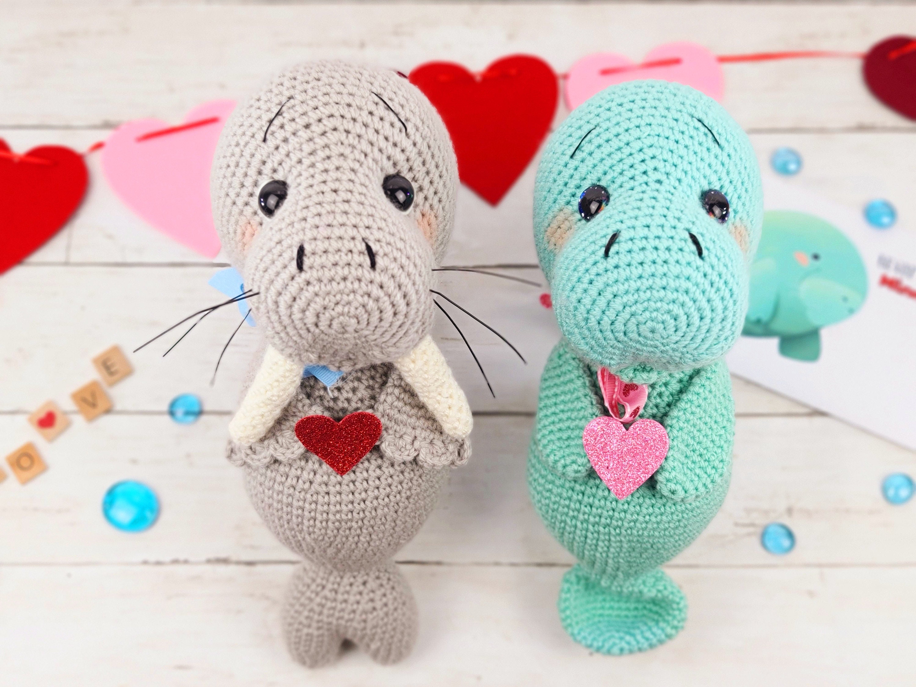 Manatee and Walrus Crochet Pattern